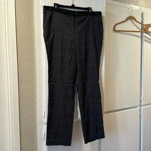Plaid work pants